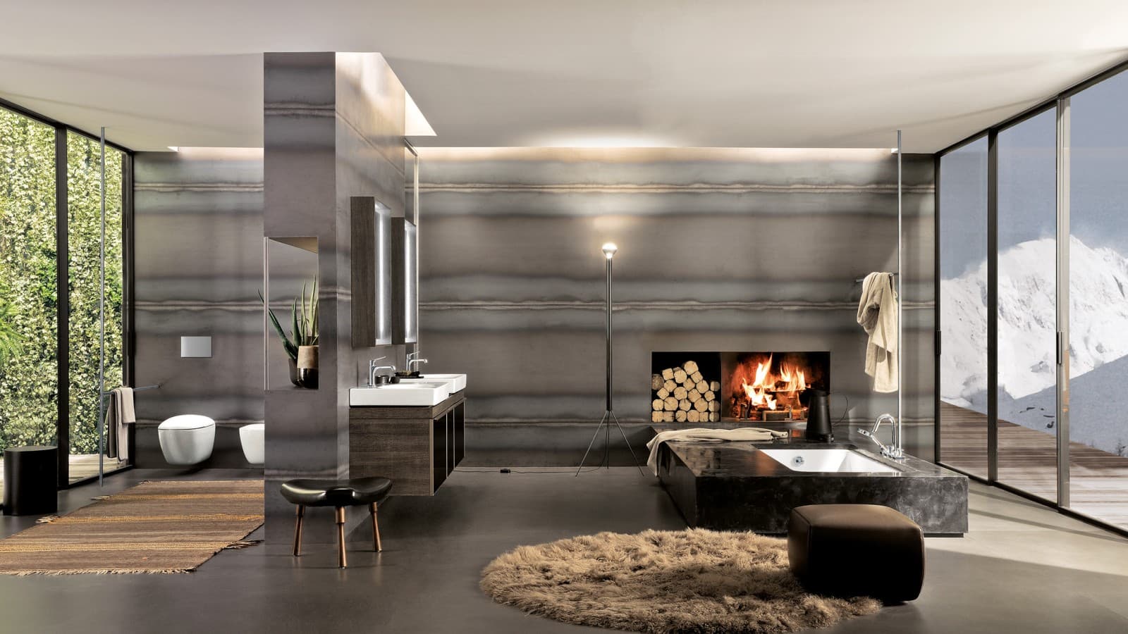 Elegantes Badezimmer der Badserie Geberit Citterio Elegantes Badezimmer der Badserie Geberit Citterio